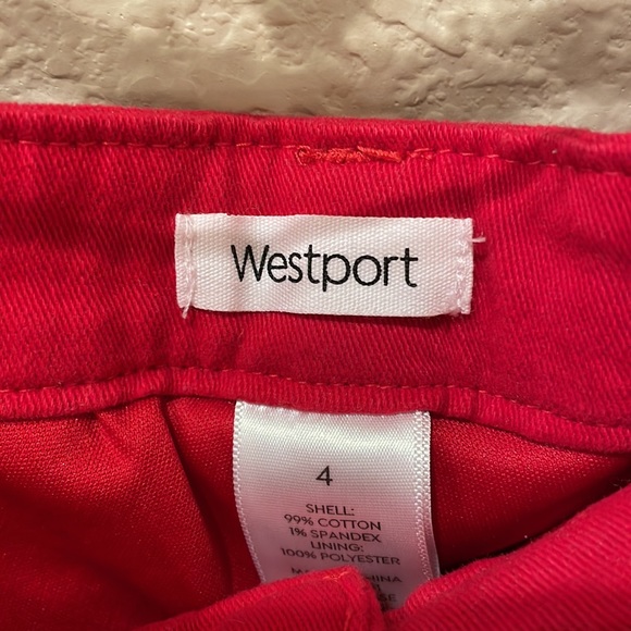 Westport Red Starfish Skort Size 4 - Picture 5 of 5